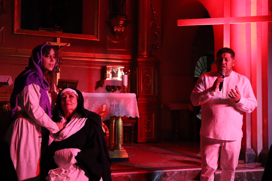 Escena de 'María de Magdala', por el Grupo de Teatro San Javier
