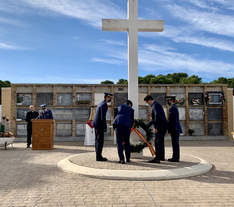 Homenaje a los caídos del Ejército del Aire en San Javier