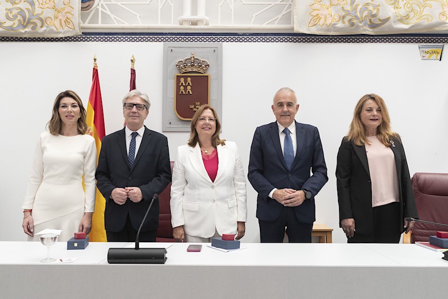 La nueva Mesa de la Asamblea regional de Murcia