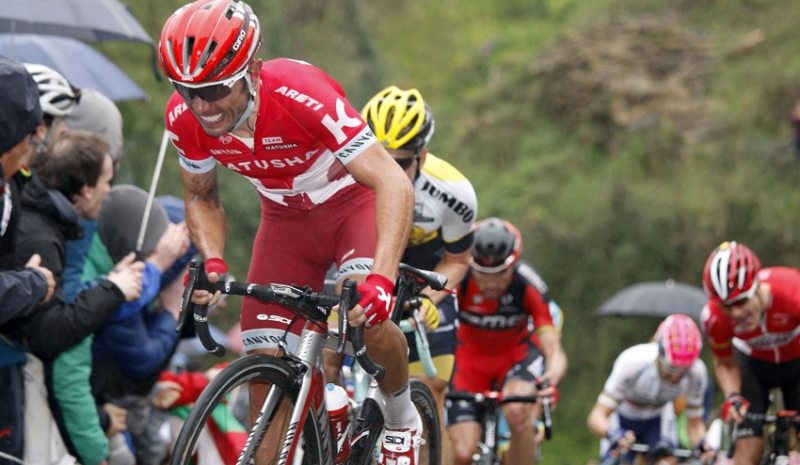 Joaquim Rodriguez (Team Katusha) es quien ocupa una mejor posición en la clasificación general, 