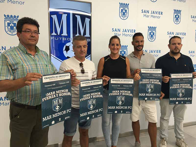 Campaña captación abonados para  el Mar Menor fútbol club