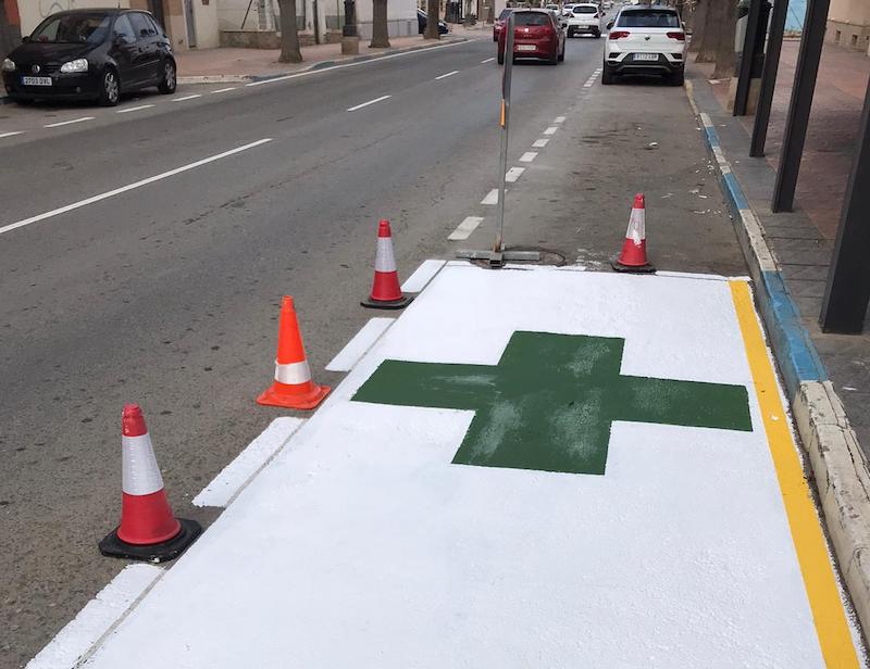 Plazas de aparcamiento rápido para usuarios de farmacias en Los Alcázares