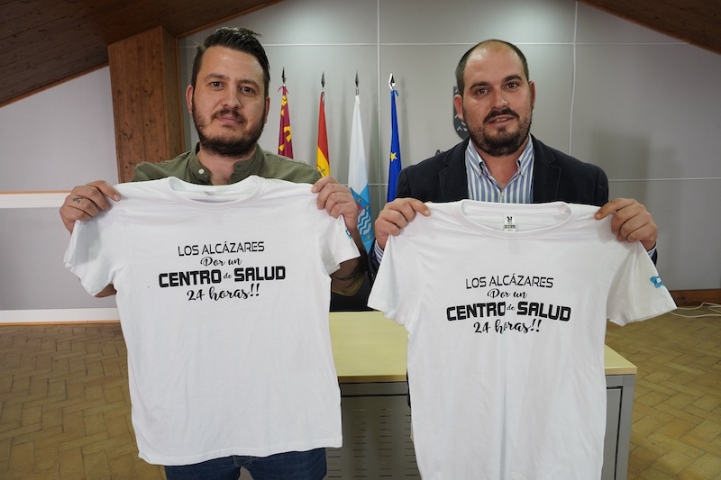 El alcalde Mario Pérez y el concejal Antonio López Campoy