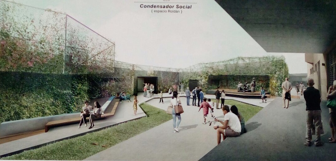 imagen digital del futuro centro cívico de Roldán