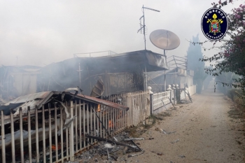 Parcelas quemadas en Villas Caravaning