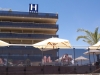 Terraza de un hotel cerca del Mar Menor